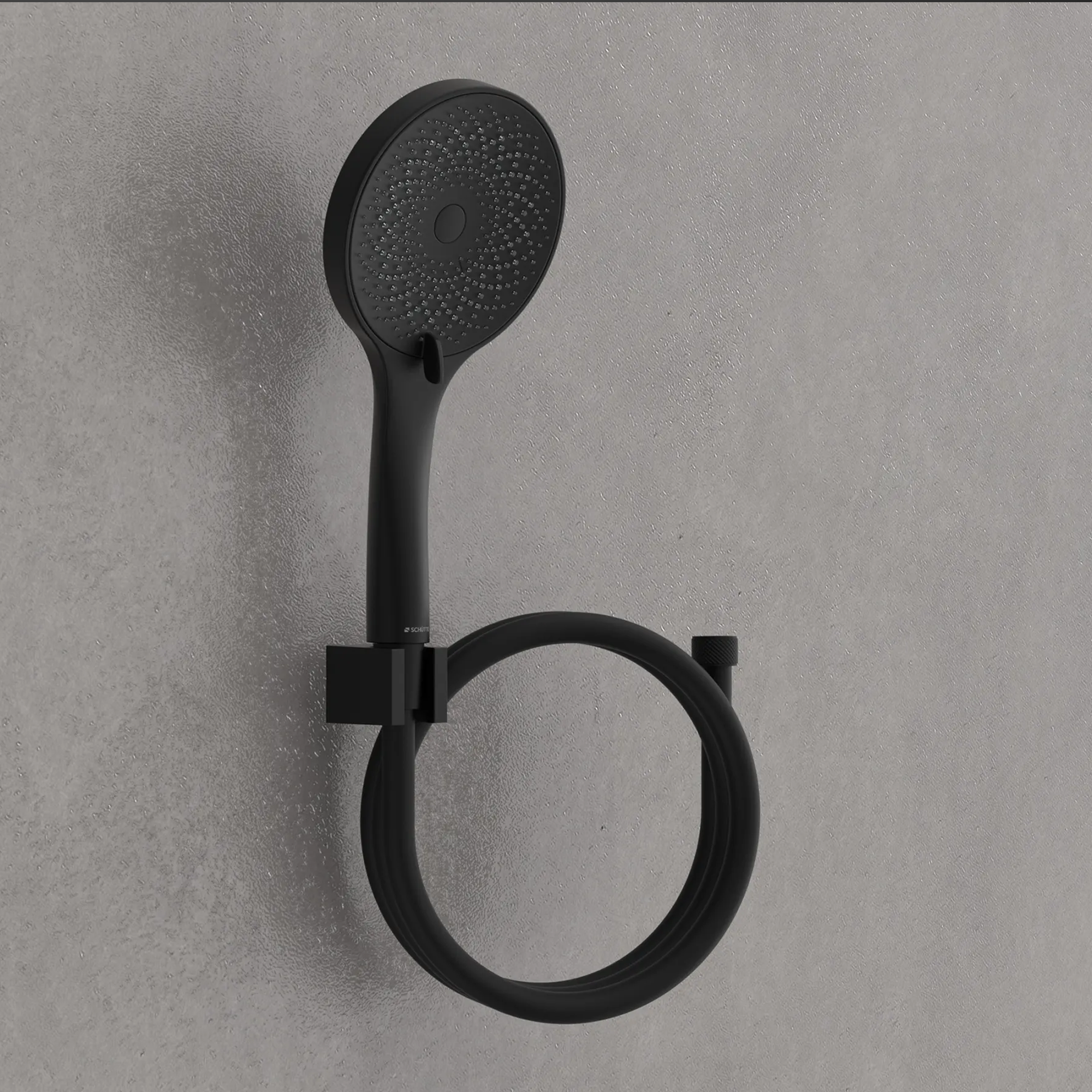 Handbrause 'Raven' schwarz matt Ø 13 cm, 3 Strahlarten