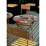 Tischplatte vintage/mehrfarbig 60 x 60 cm