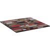 Tischplatte vintage/mehrfarbig 80 x 80 cm