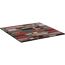 Tischplatte vintage/mehrfarbig 80 x 80 cm