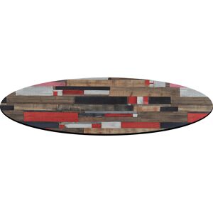 Tischplatte vintage/mehrfarbig Ø 60 cm