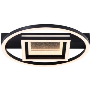 LED-Deckenleuchte 'Queens' schwarz Ø 37 cm 3500 lm
