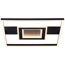 LED-Deckenleuchte 'Queens' schwarz 37,5 x 37,5 cm 3500 lm