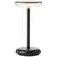 Akku-Tischlampe 'Nevio' 2 W warmweiß schwarz