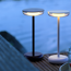 Akku-Tischlampe 'Nevio' 2 W warmweiß schwarz