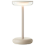 Akku-Tischlampe 'Nevio' 2 W warmweiß taupe
