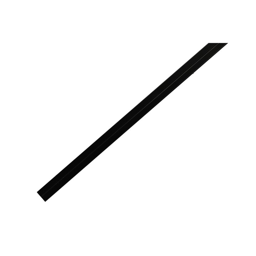 Quadratrohr 'combitech' Aluminium schwarz 23,5 x 1,5 mm