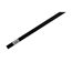 Quadratrohr 'combitech' Aluminium schwarz 23,5 x 1,5 mm