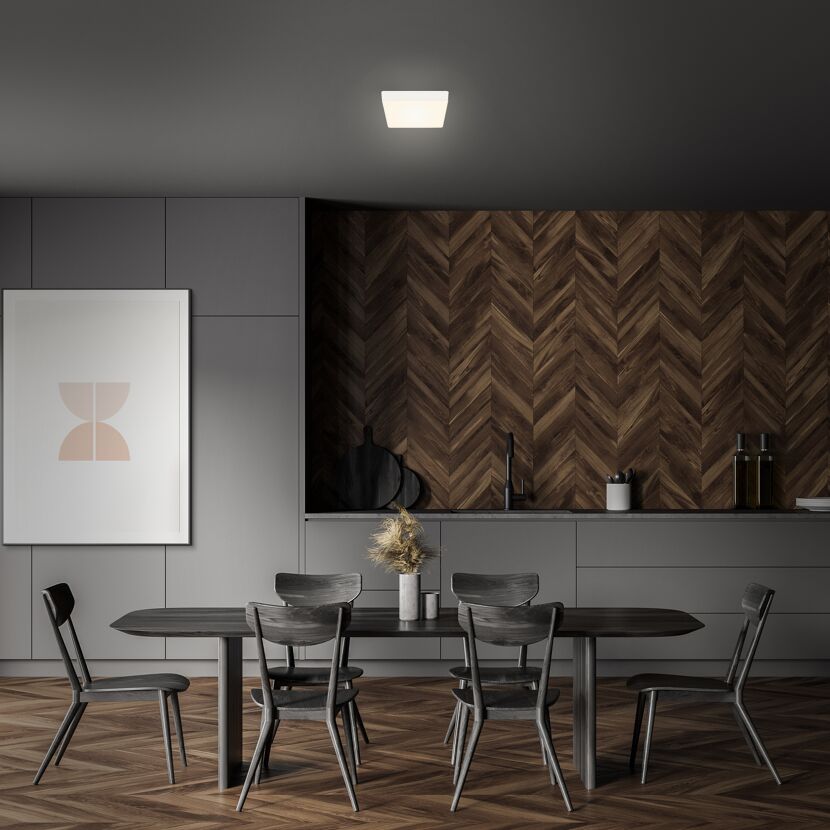 LED-Deckenleuchte 'Flame' 1000 lm neutralweiß 15,7 x 36 x 15,7 cm