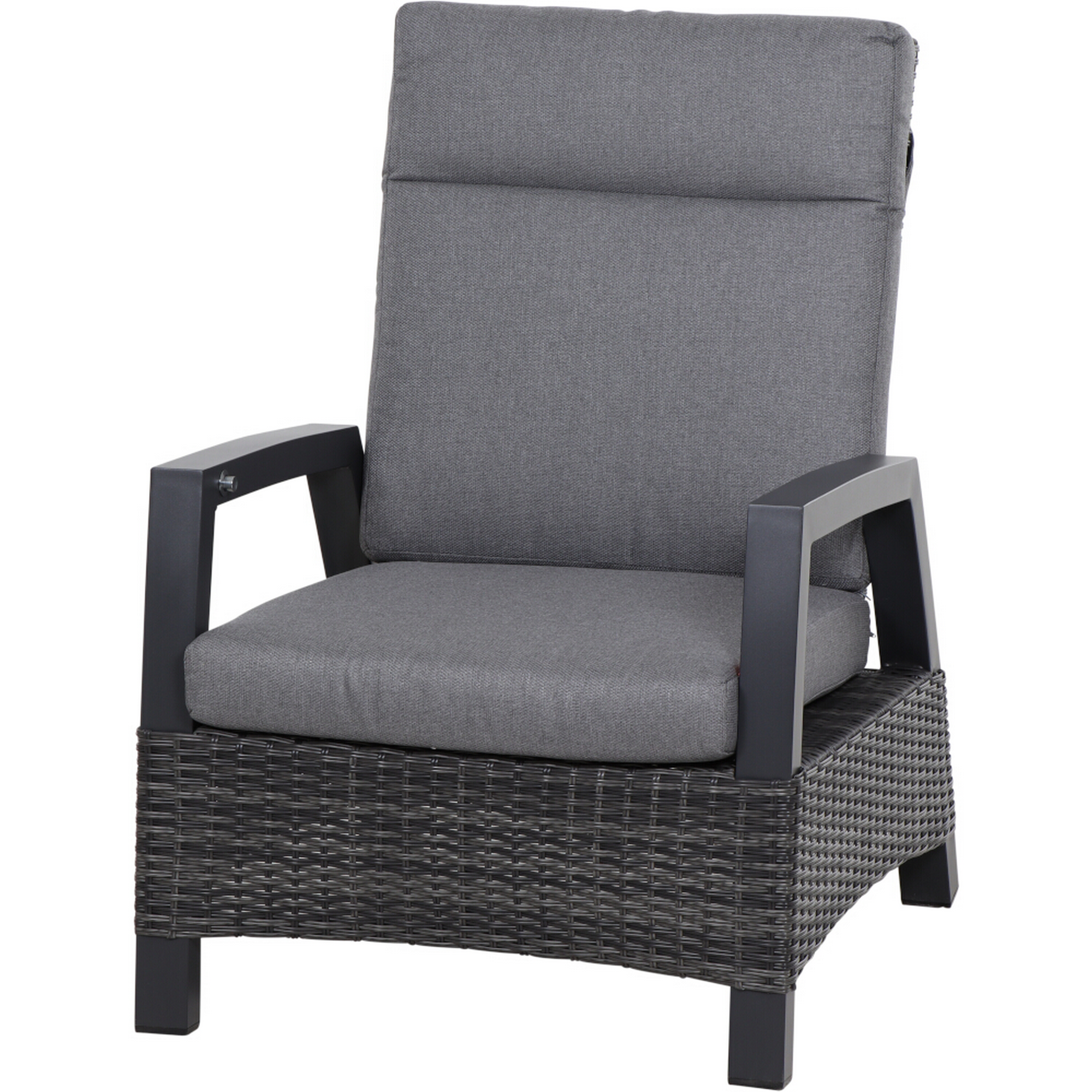 Lounge-Set 'Taranto' blau-grau 4-teilig
