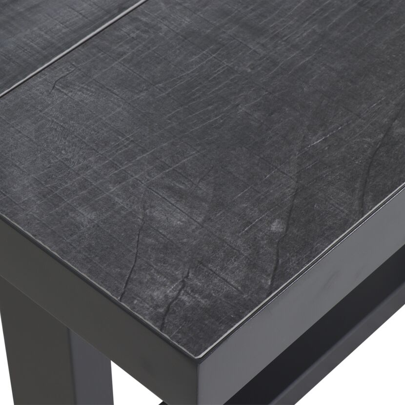 Loungemöbelset 'Taranto' für 4 Personen Polyethylengeflecht/Aluminium