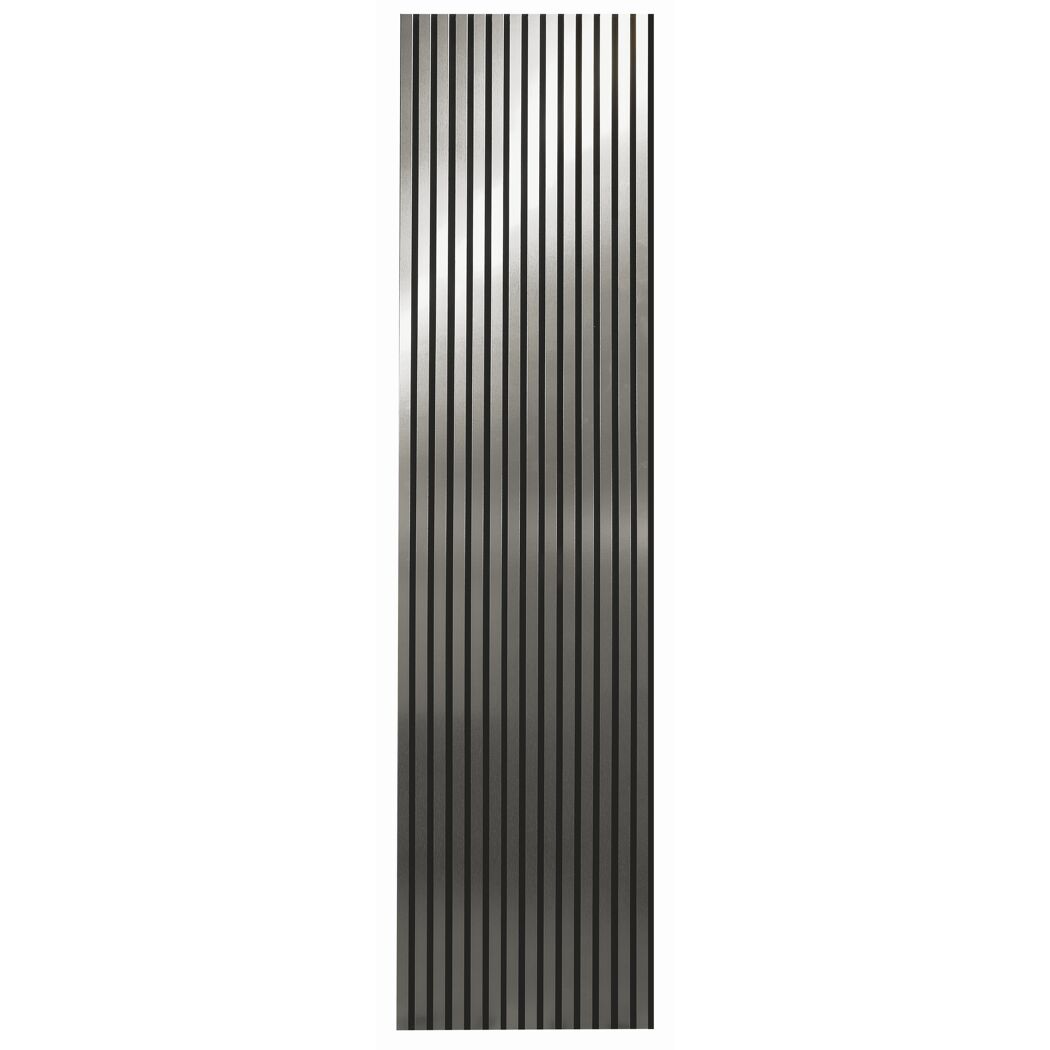 Akustikpaneel 'Edelstahl' 2400 x 561 x 19 mm