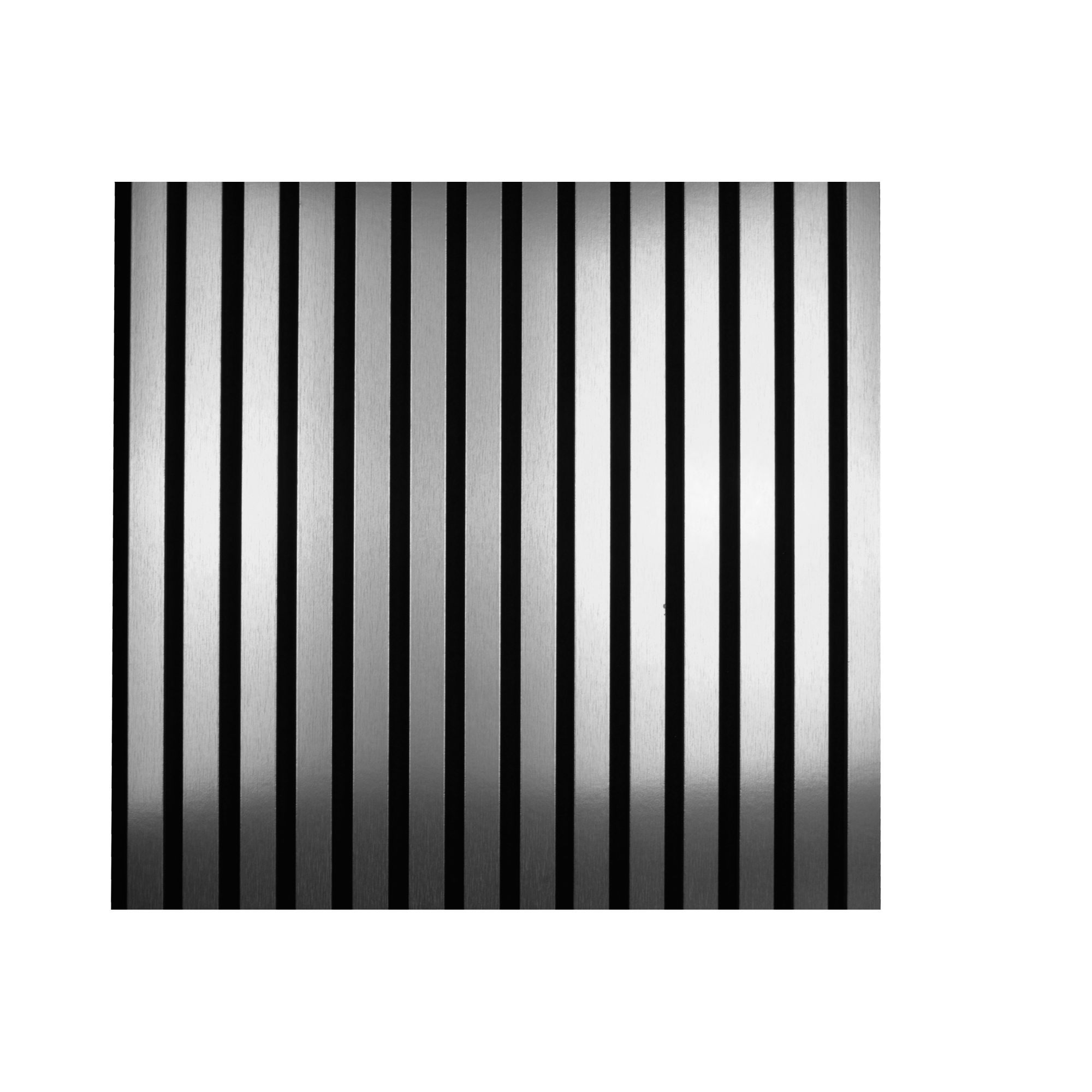 Akustikpaneel 'Edelstahl' 2400 x 561 x 19 mm