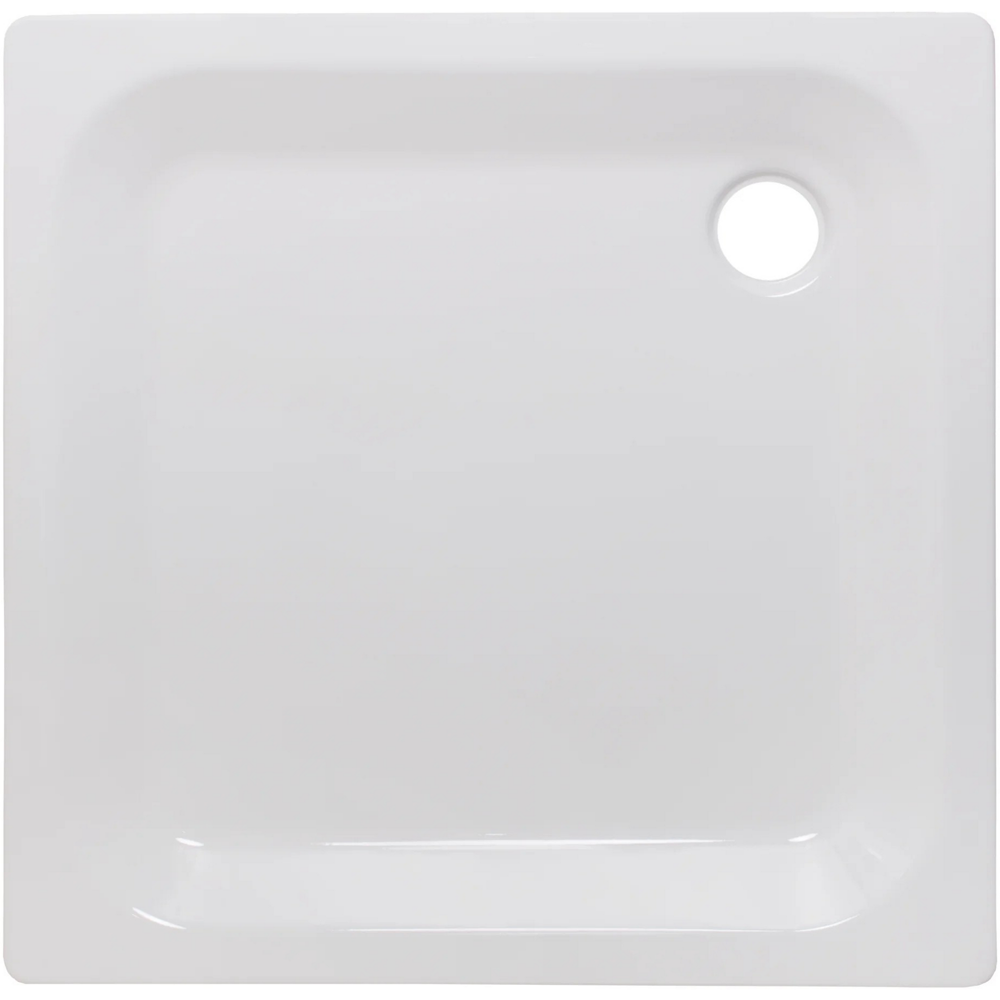 Duschwanne weiß 80 x 80 x 2,5 cm