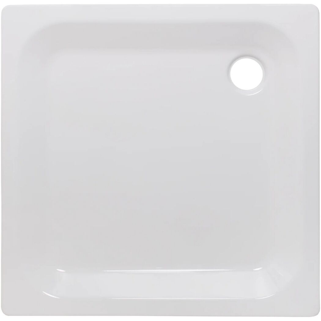 Duschwanne weiß 90 x 90 x 2,5 cm