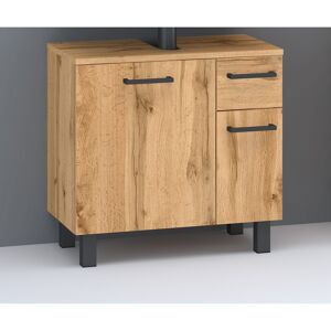 Waschbeckenunterschrank 'Alberi' eichefarben 62,2 x 60 x 35,6 cm