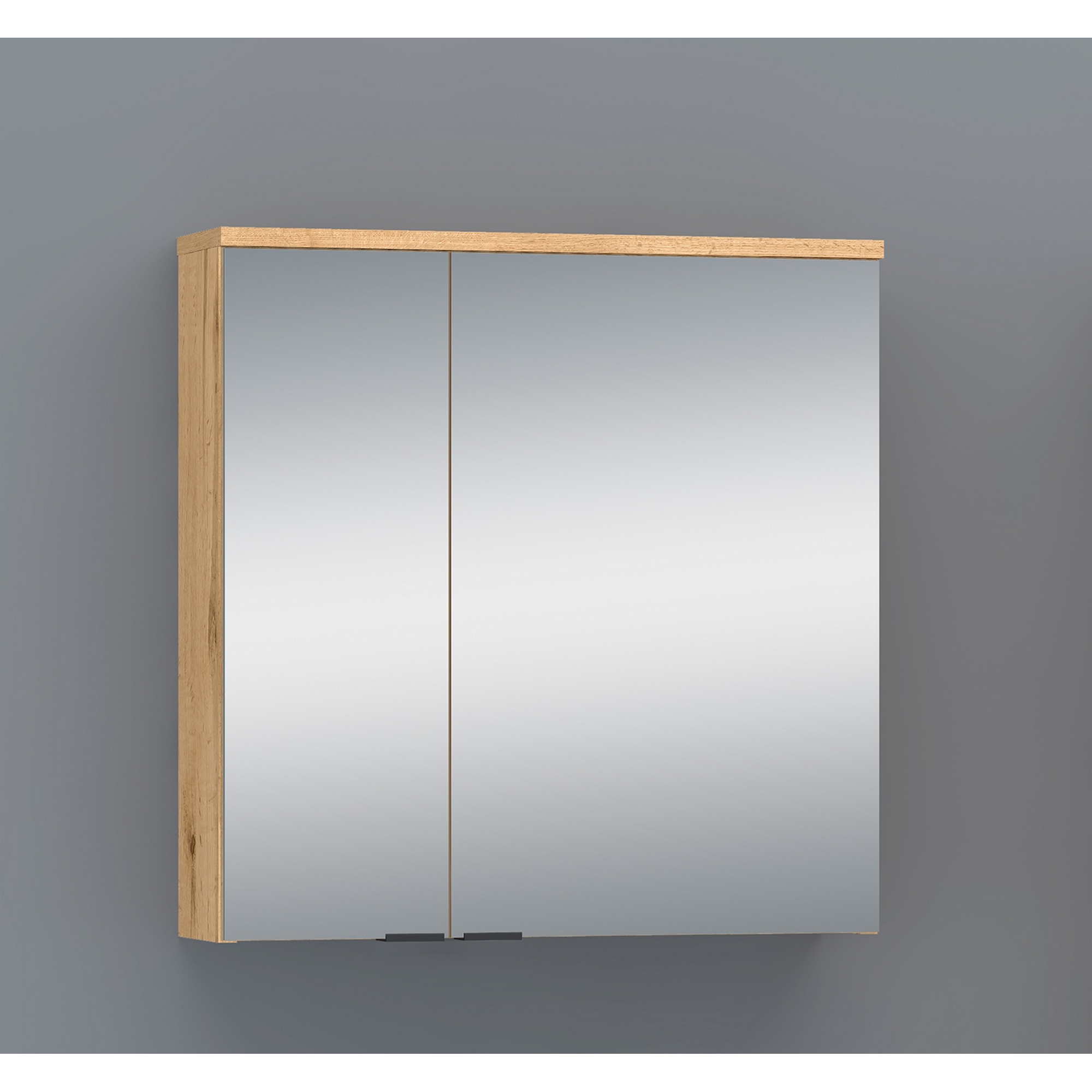 Spiegelschrank 'Alberi' eichefarben 61,6 x 60,2 x 16,3 cm