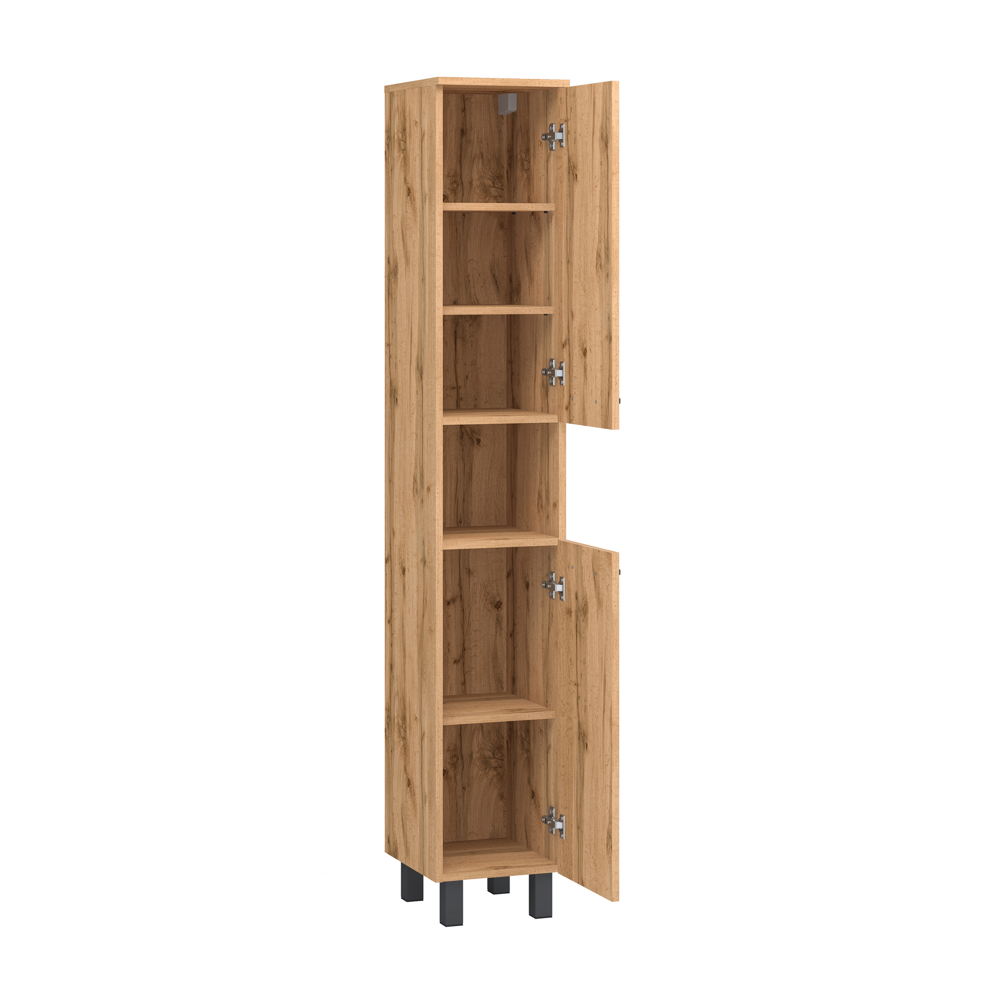 Hochschrank 'Alberi' eichefarben, holzfarben 30,2 x 181,6 x 35,2 cm