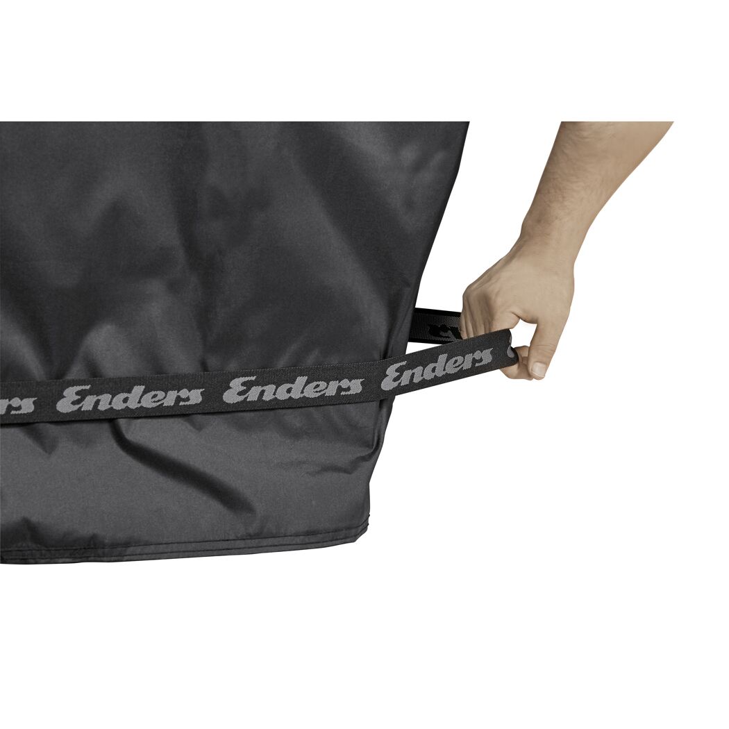 Abdeckung 'Premium' für Gasgrill 'Hyde 3'/'4 SIKR' schwarz 117 x 122 x 53 cm