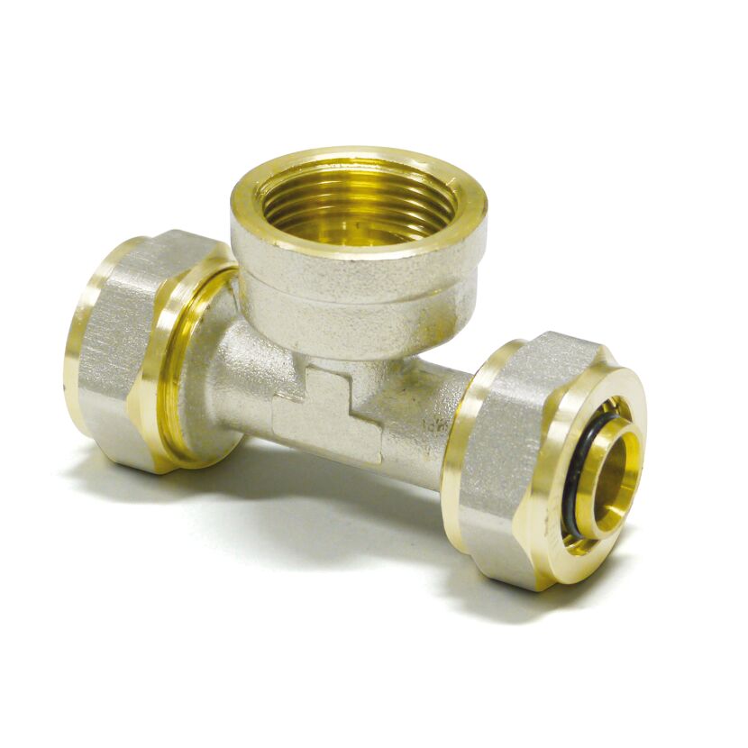 T-Stück Ø 26 x 3,0 mm 3/4'' IG
