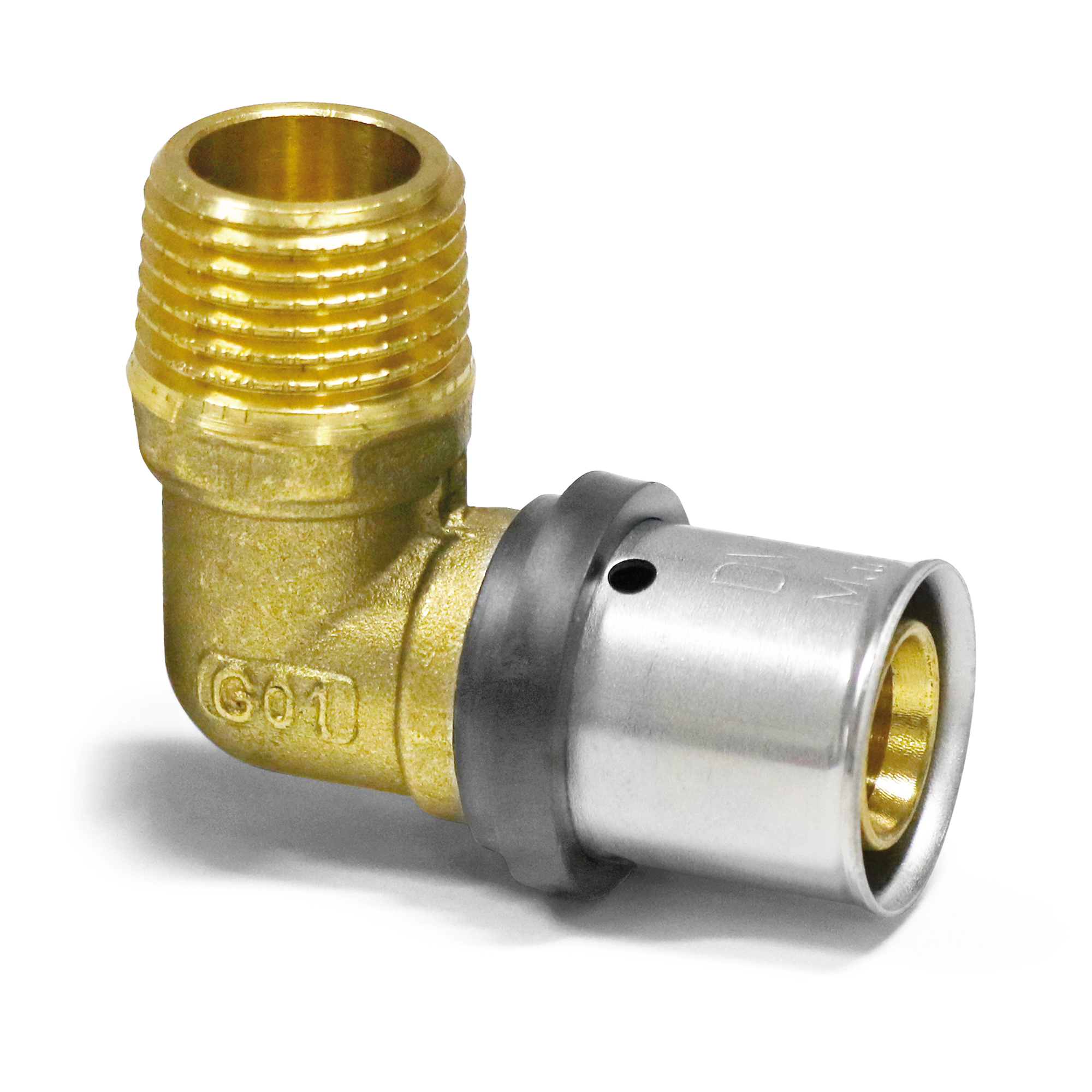 Pressfitting-Winkel 90° Ø 26 x 3,0 mm 3/4" AG