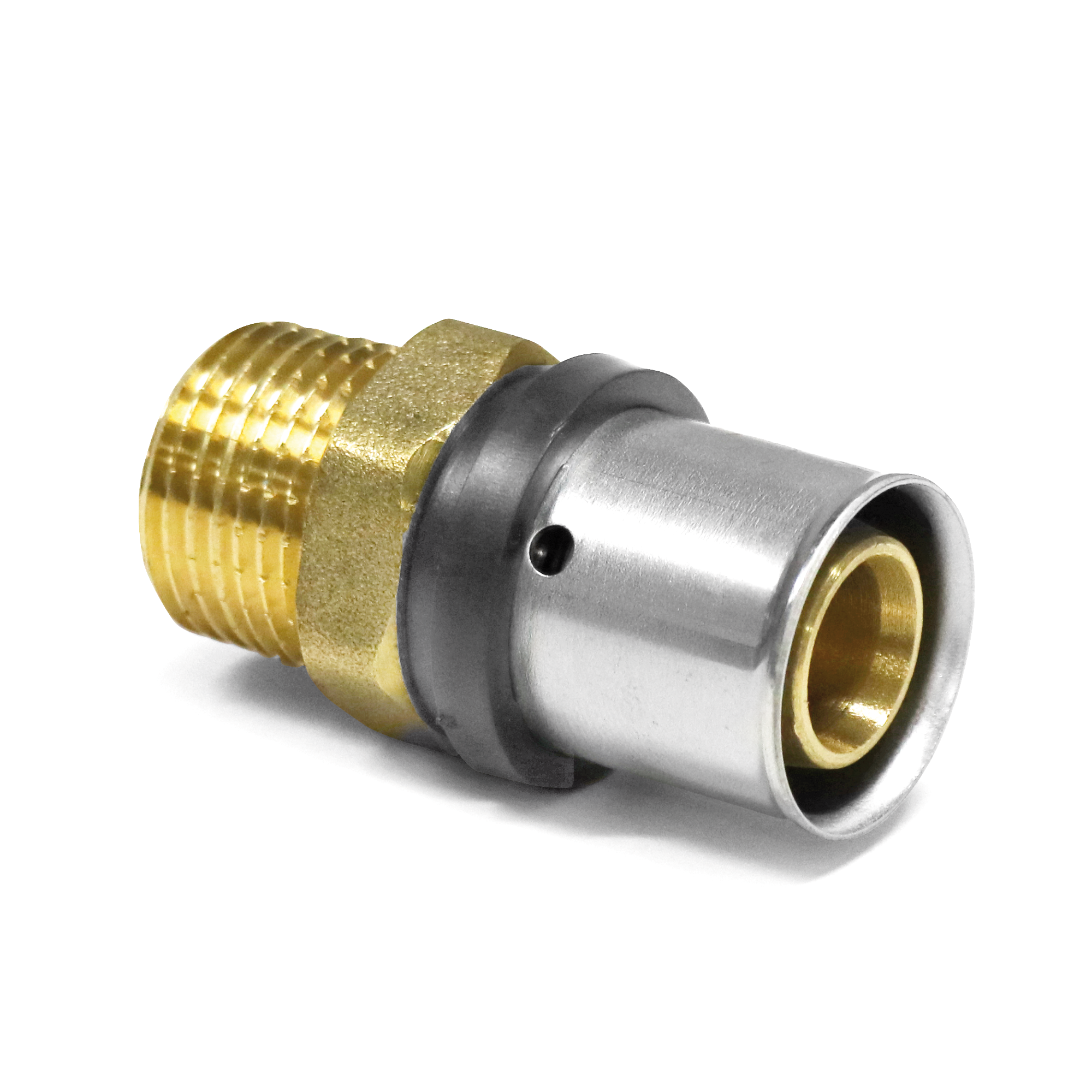 Pressfitting-Übergang Ø 16 x 2,0 mm 1/2" AG