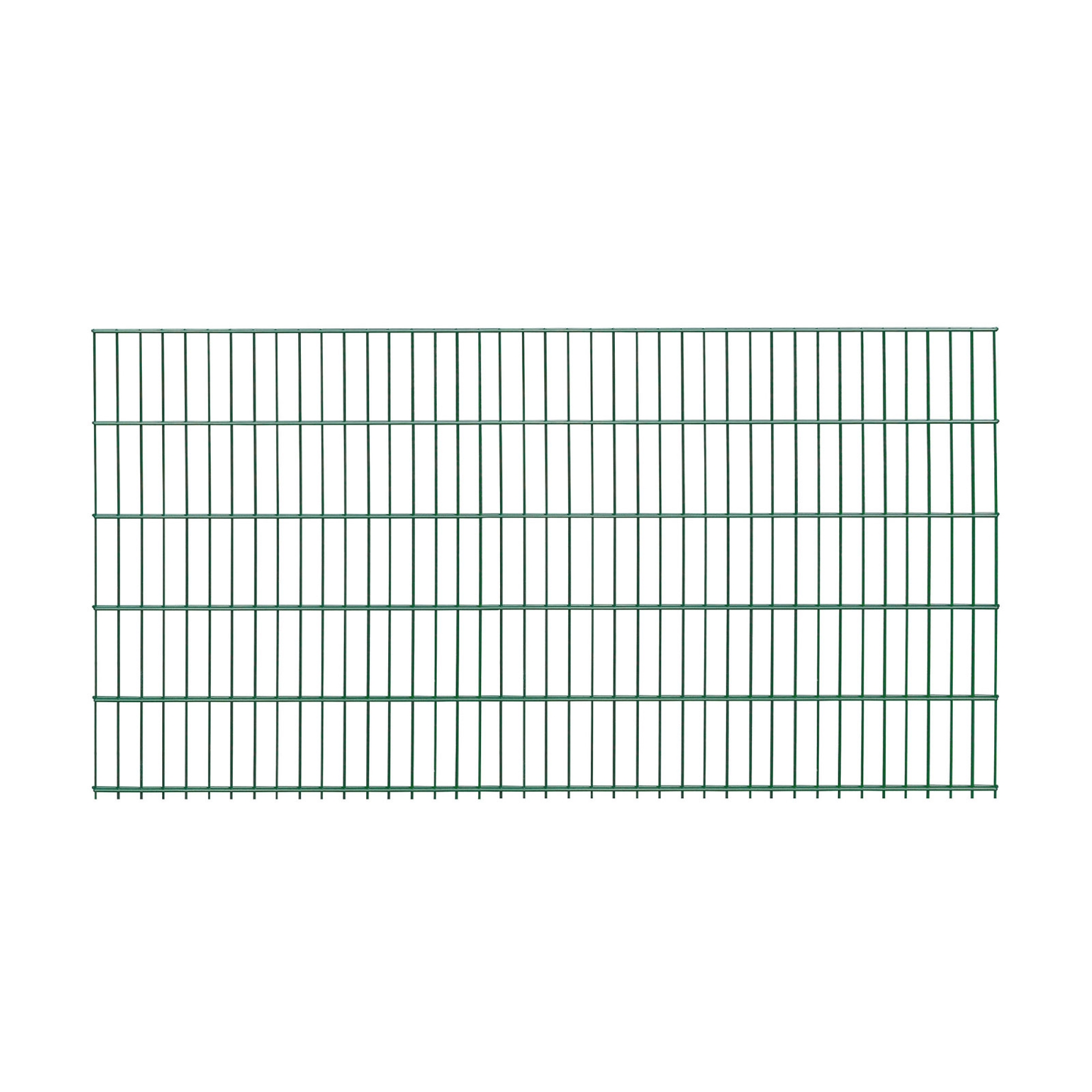 Doppelstabmatte 'Essential' moosgrün 200 x 103 cm, UV- und witterungsbeständig