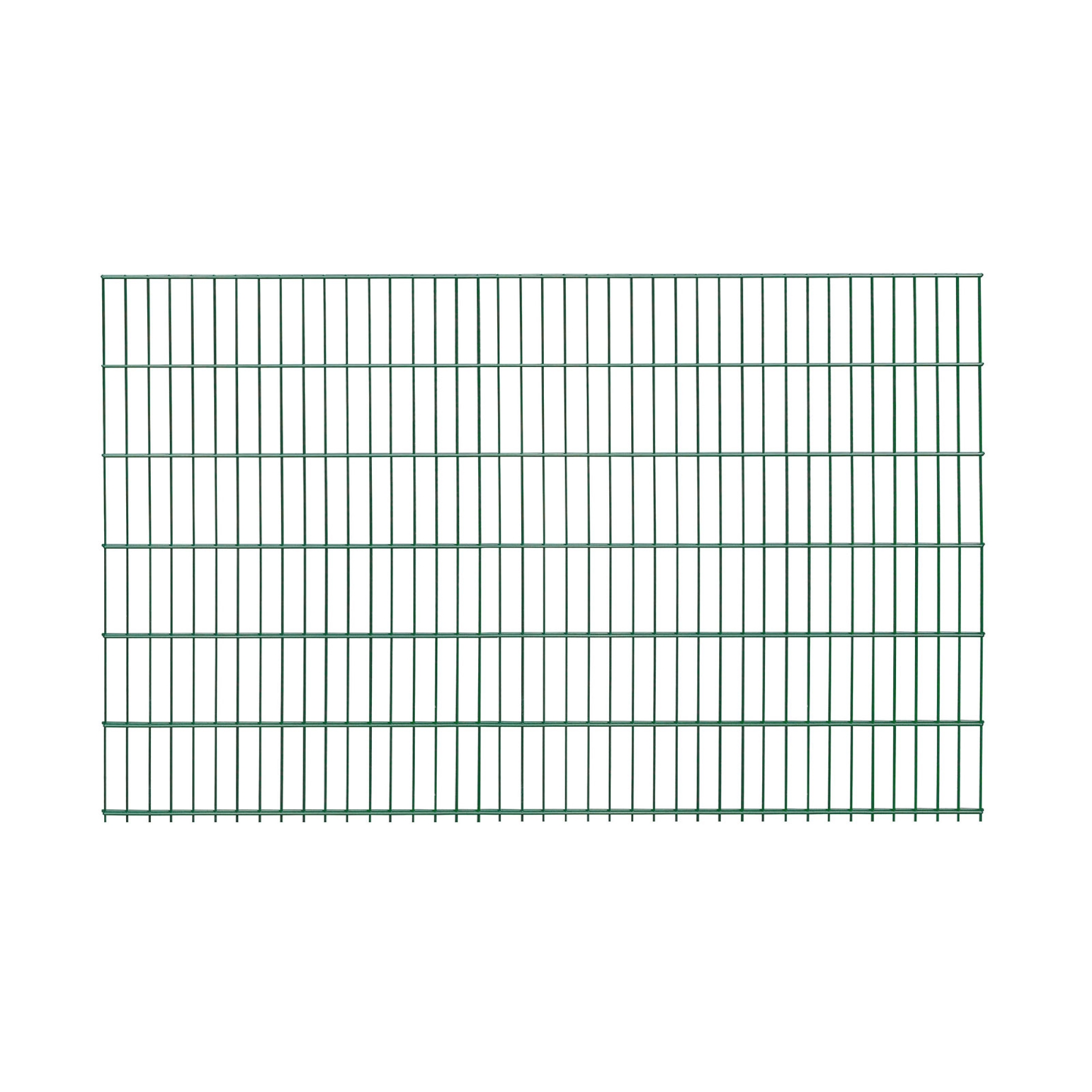 Doppelstabmatte 'Essential' moosgrün 200 x 123 cm, UV- und witterungsbeständig