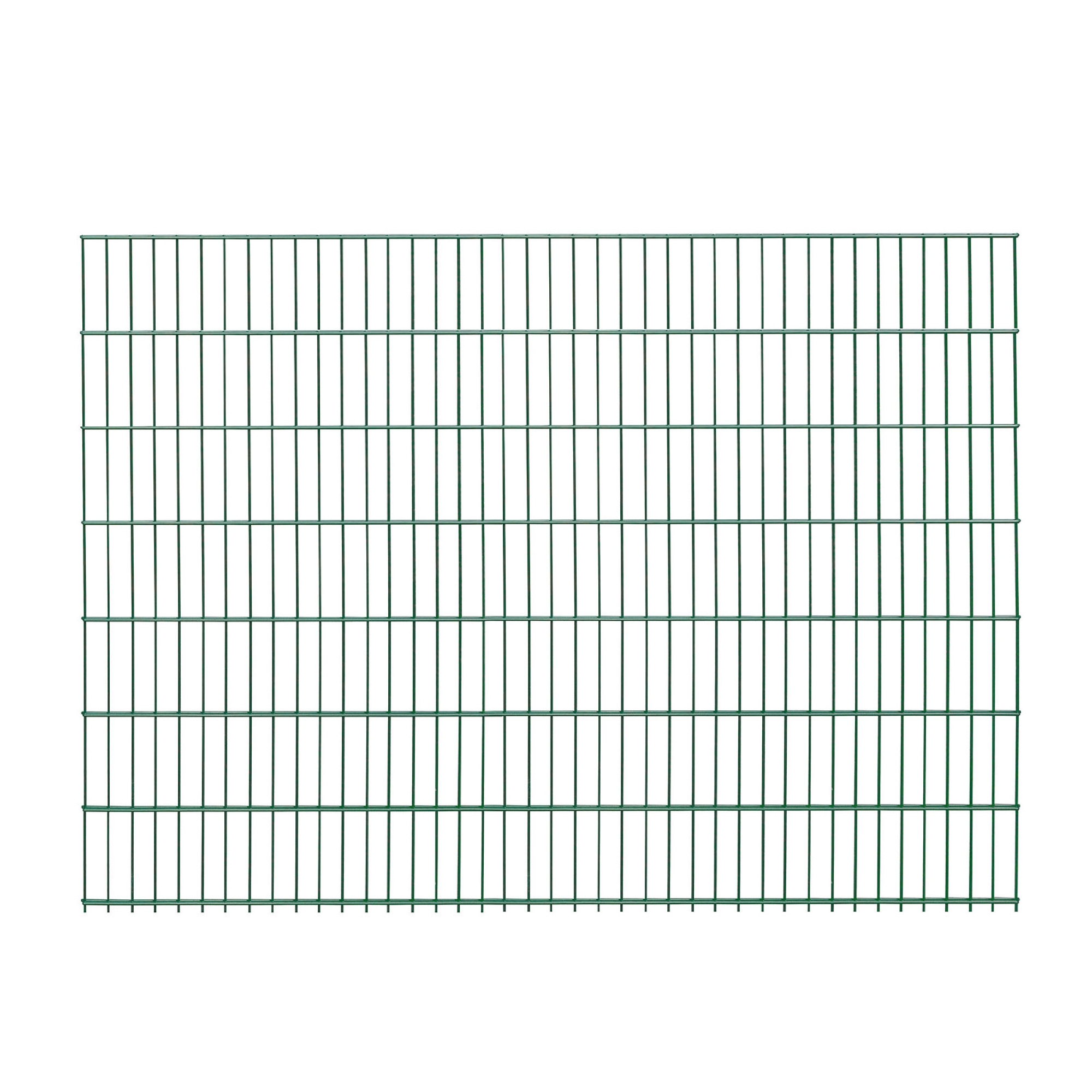 Doppelstabmatte 'Essential' moosgrün 200 x 143 cm, UV- und witterungsbeständig