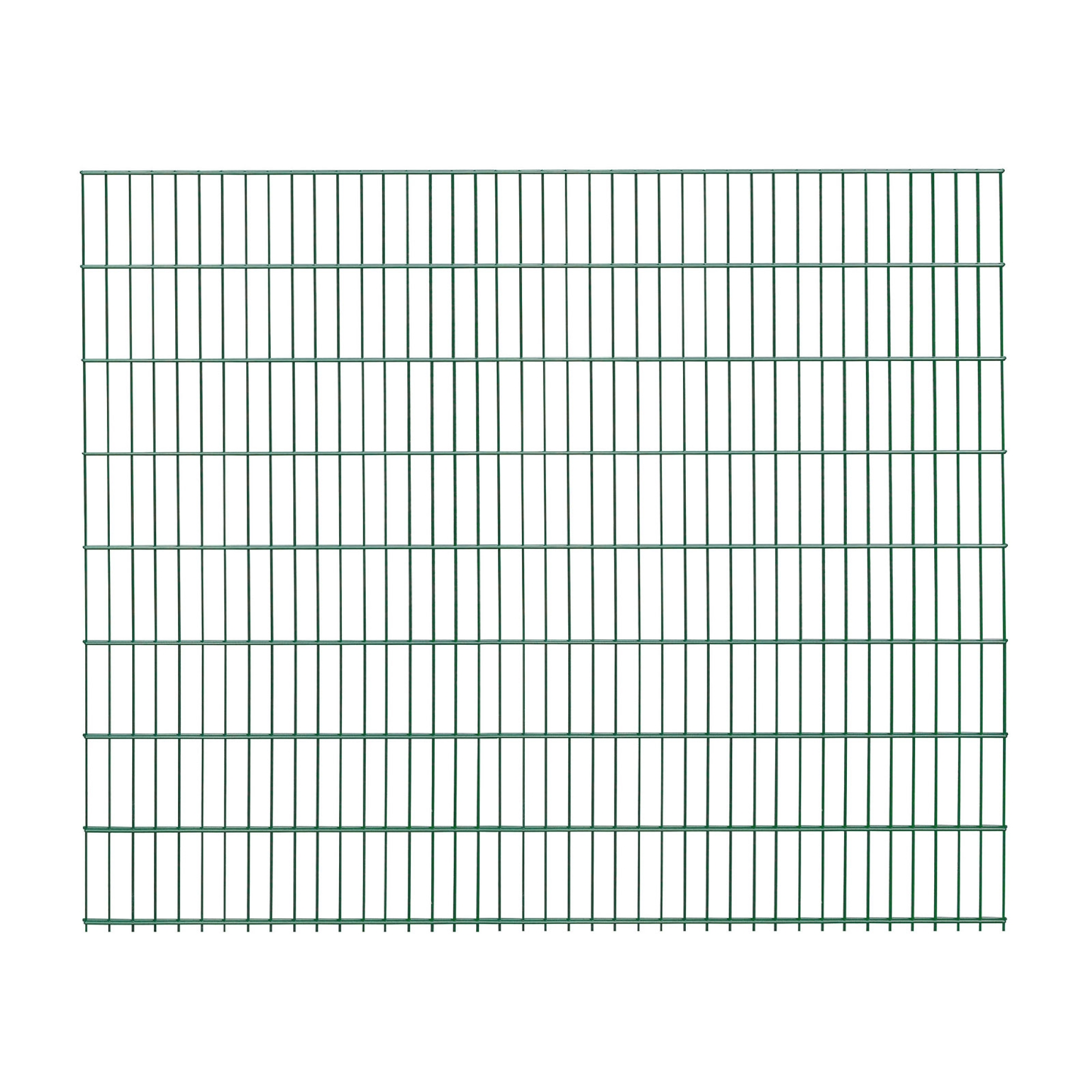 Doppelstabmatte 'Essential' moosgrün 200 x 183 cm, UV- und witterungsbeständig