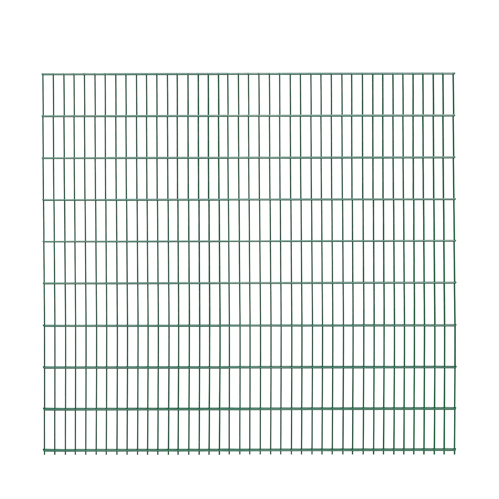 Doppelstabmatte 'Essential' moosgrün 200 x 163 cm, UV- und witterungsbeständig
