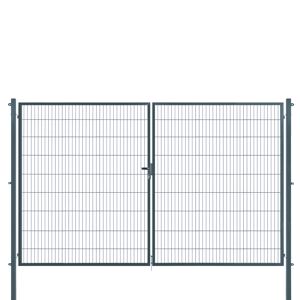 Doppeltor 'Essential' anthrazit 400 x 180 cm, mit Zaunanschluss