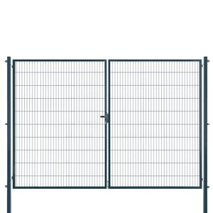 Doppeltor 'Essential' anthrazit 400 x 200 cm, mit Zaunanschluss