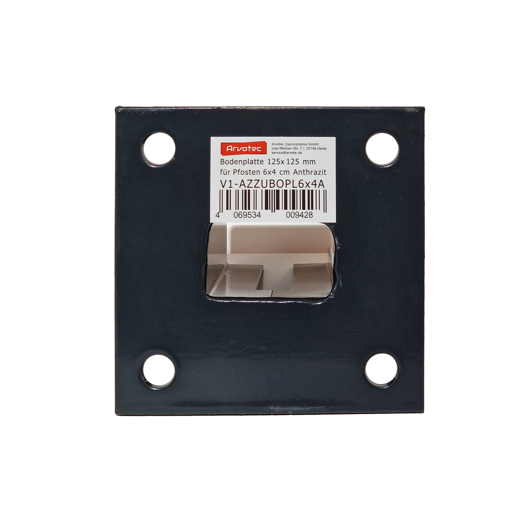 Pfostenträger 'Essential' 6 x 4 cm anthrazit