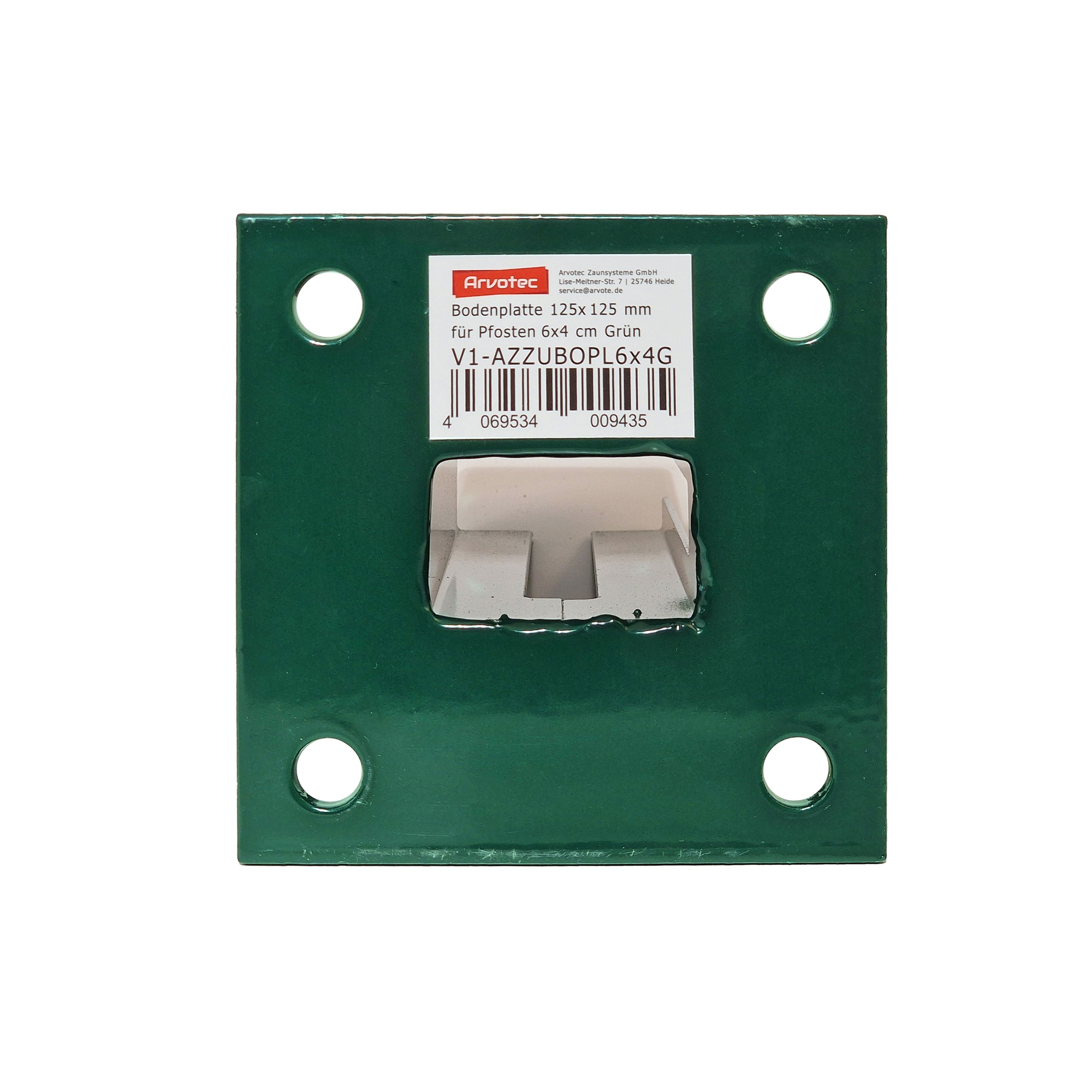 Pfostenträger 'Essential' 6 x 4 cm grün