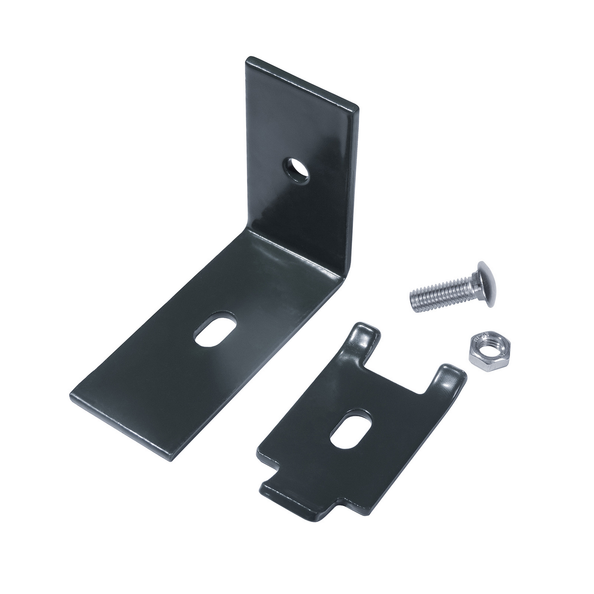 Stabmattenverbinder 'Essential' für Wände anthrazit 93/74 x 40 mm