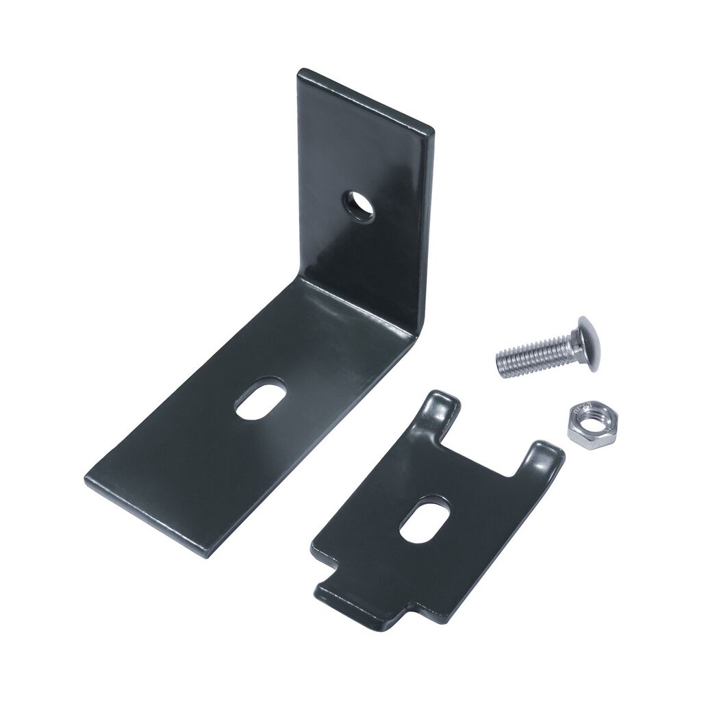 Stabmattenverbinder 'Essential' für Wände anthrazit 93/74 x 40 mm