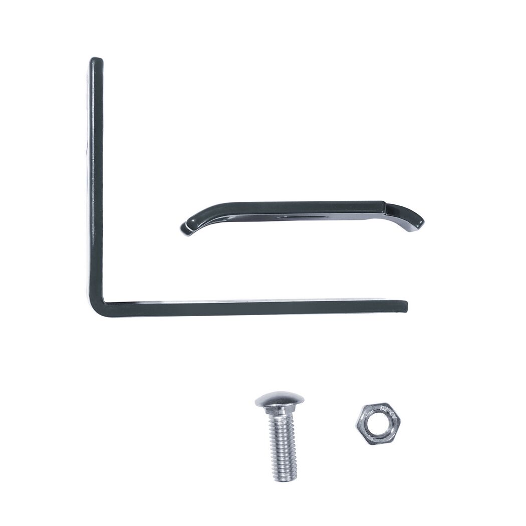 Stabmattenverbinder 'Essential' für Wände anthrazit 93/74 x 40 mm