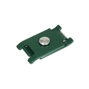 Stabmattenverbinder 'Essential' flach grün 74 x 40 mm