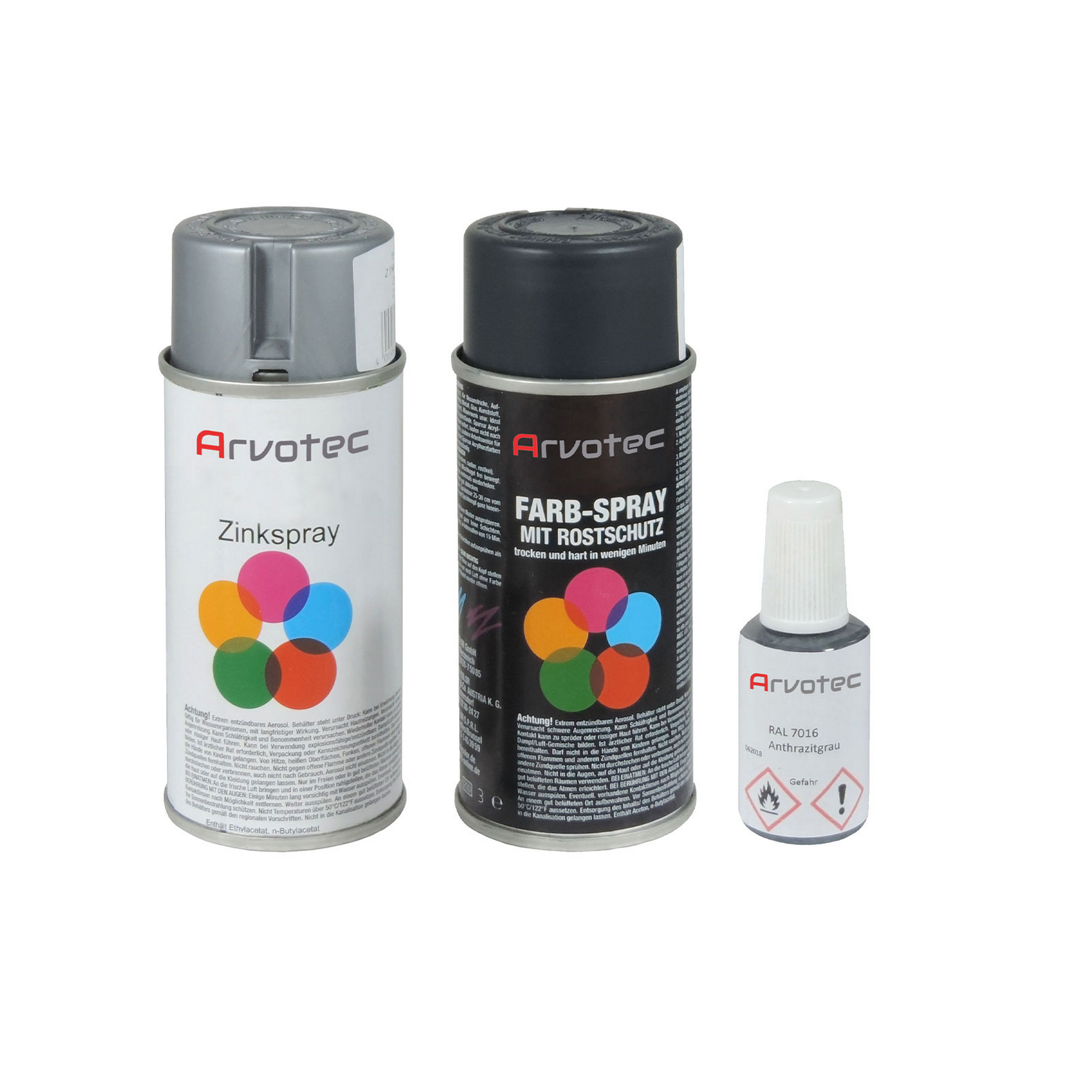 Reparaturlack-Set anthrazit 150 ml
