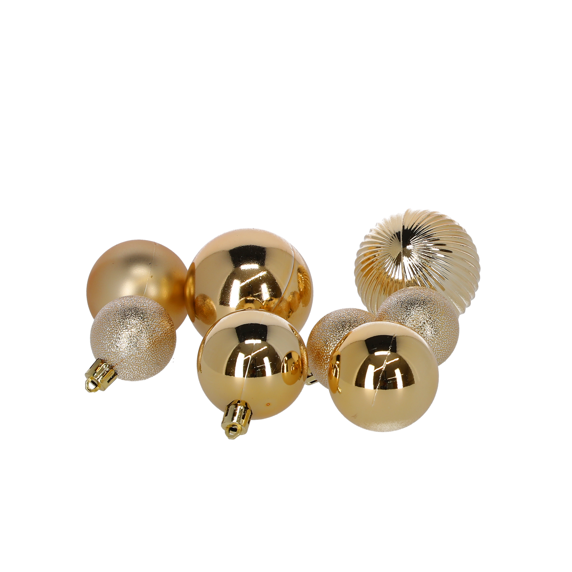 Christbaumschmuck-Set goldfarben 100 Stück