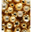 Christbaumschmuck-Set goldfarben 100 Stück