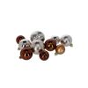 Christbaumschmuck-Set braun 100 Stück