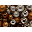 Christbaumschmuck-Set braun 100 Stück