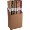 Geschenkpapier naturfarben sortiert