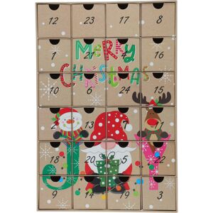 Adventskalender zum Befüllen 'Joy' 38 x 26 x 6,5 cm