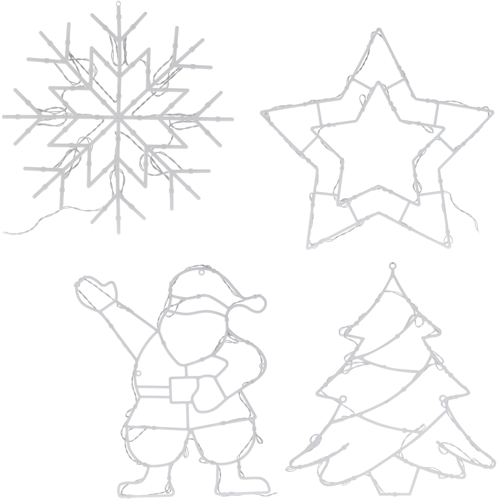 LED-Fensterbild warmweiß