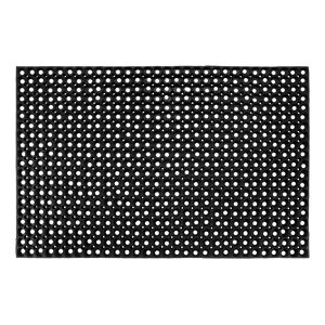 Gummiringmatte schwarz 80 x 120 cm