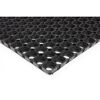 Gummiringmatte schwarz 80 x 120 cm