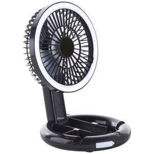 Tischleuchte 'Vesto' schwarz Ø 18,9 x 27,5 cm mit Ventilator